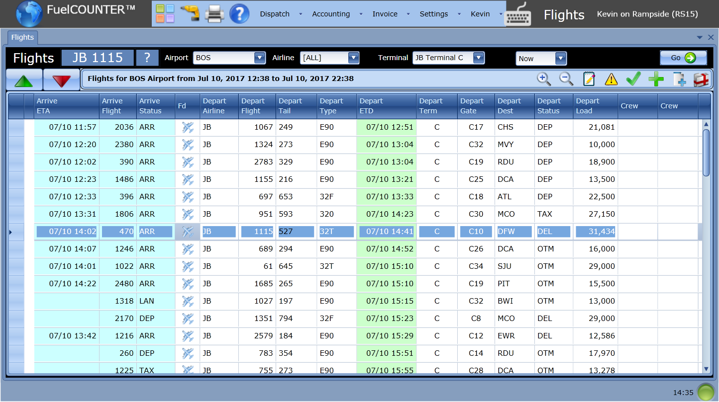 dispatch.flightGrid